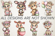 Whimsical Easter Camel Clipart, an Animal Illustration by RobertsArt (Thumbnail 5 of 6)