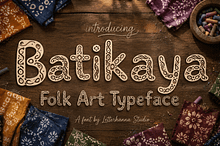 Batikaya: A Folk-Art Font