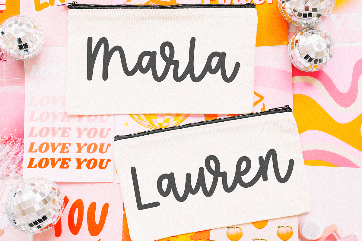 Marsha | Cute Script Font, a Script Font by KA Designs (Photo 5 of 16)