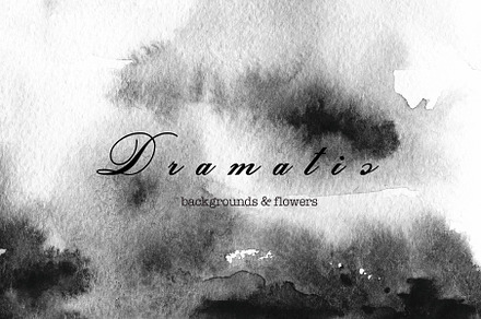 NEW! Dramatic watercolor backgrounds