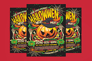 Halloween Night Party Flyer, a Flyer Template by Muhamad Iqbal hidayat (Thumbnail 1 of 4)
