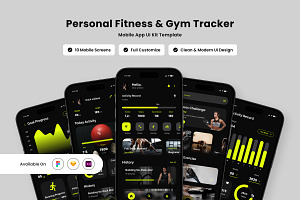 Fitsphere - Fitness Tracker App, an App Template by productype1