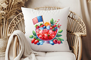 4th of July Foods Party Clipart, an Illustration by Pixels.Craft (Thumbnail 7 of 7)