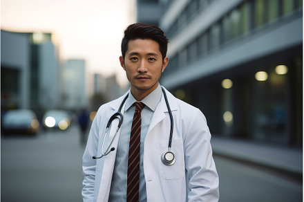 Professional Man japanese doctor big, a Health & Medical Photo by Ylivdesign