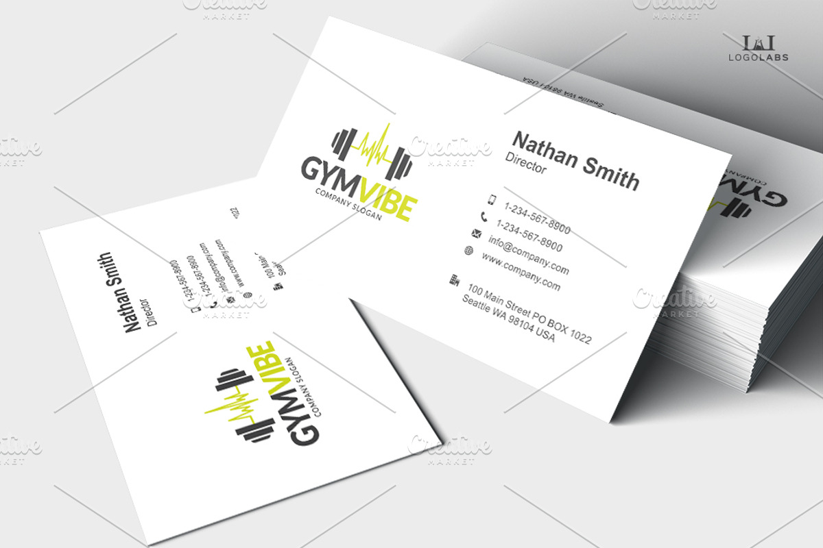Gym Vibe Logo, a Branding & Logo Template by LogoLabs (Photo 4 of 4)