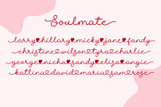 The Babe - Monoline Heart Font, a Script Font by Airotype (Thumbnail 6 of 10)