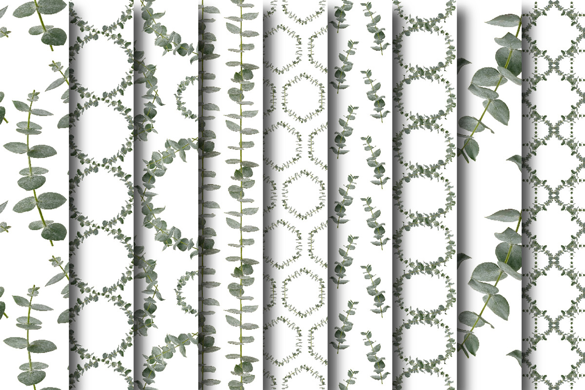 Eucalyptus Seamless Patterns, a Pattern Graphic by Turning Moss (Photo 11 of 14)