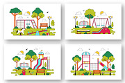 10 Playground Vector Illustration, an Object Illustration by denayunebgt (Thumbnail 3 of 4)