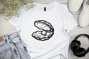 Seashell Clipart SVG PNG, an Object Graphic by iloveTemplate (Thumbnail 3 of 5)