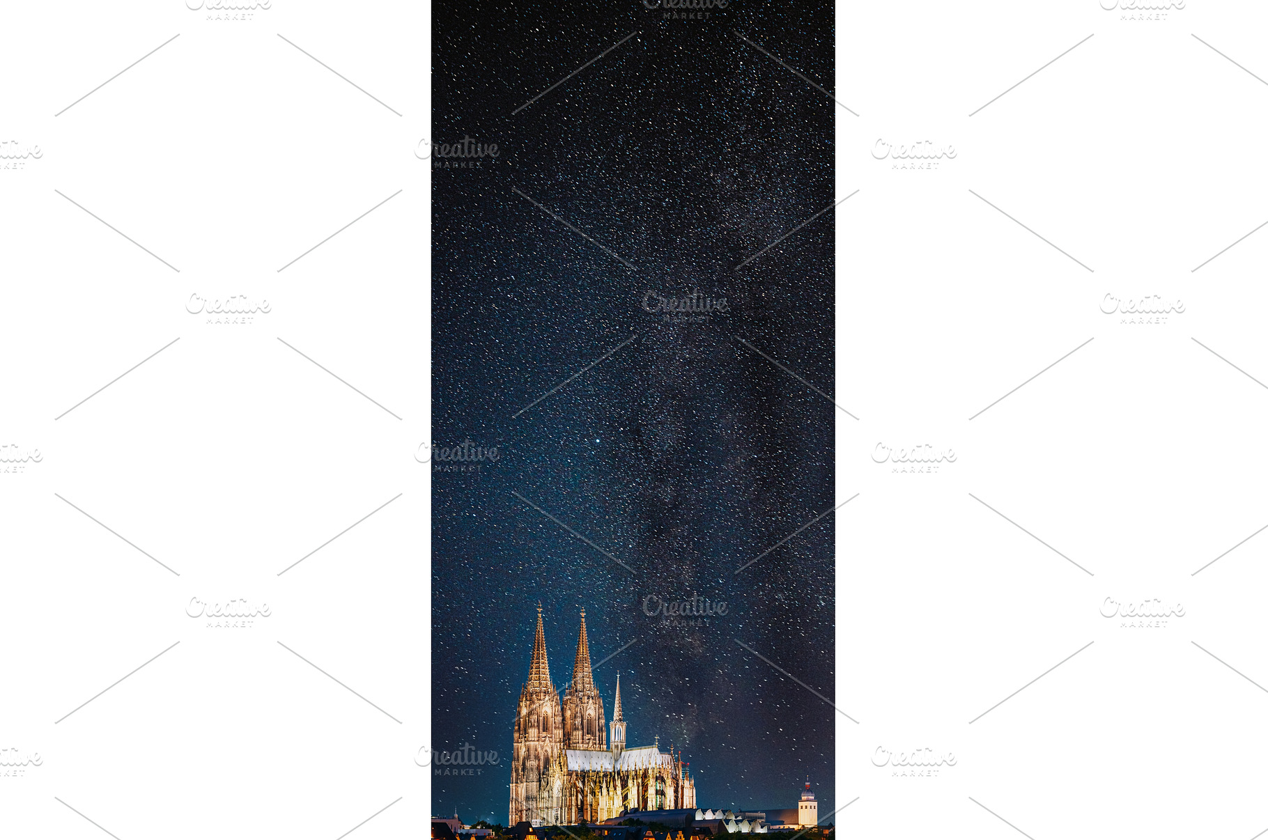 Cologne, Germany. Night View Of, an Architecture Photo by Our Amazing World