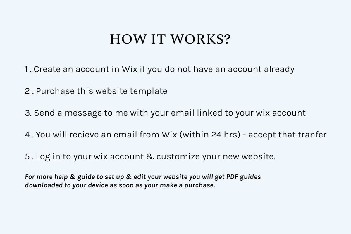 Wix Website Blog Template Alessia, a Wix Template by Design Unique (Photo 7 of 8)