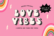 LOVE VIBES, a Blackletter Font by Maria Feliz Fonts (Thumbnail 1 of 9)