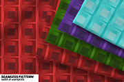 Gradient Squares Geometric Pattern, a Pattern Graphic by Pyopo (Thumbnail 1 of 3)