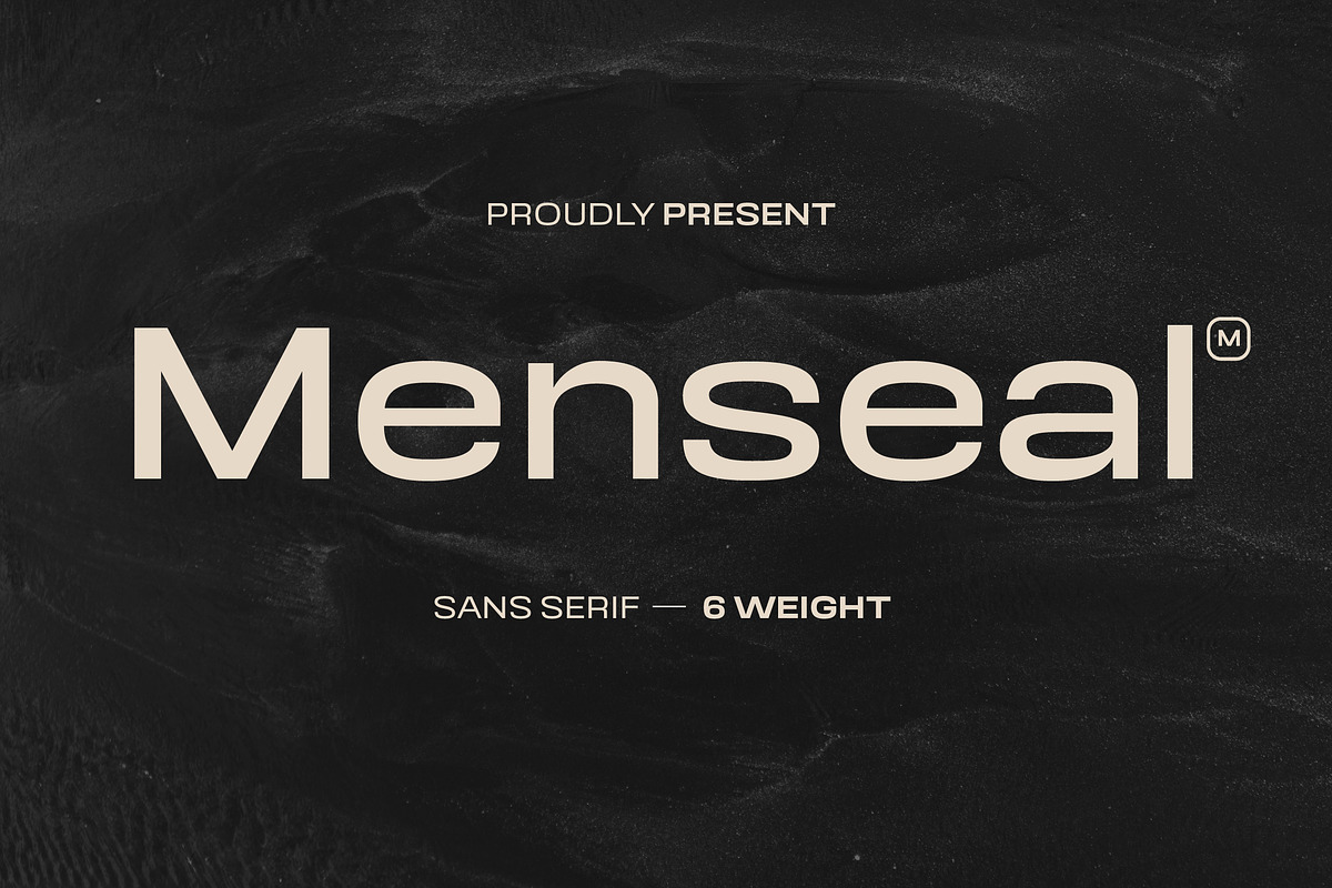 Menseal Family Font, a Sans Serif Font by Yukita Creative (Photo 1 of 11)