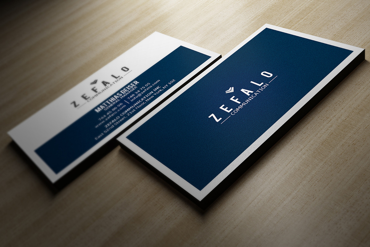 Clear Simple Business Card, a Business Card Template by Marvel (Photo 3 of 3)
