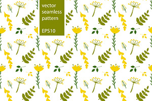Seamless floral pattern. EPS