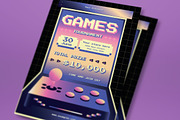 Video Game Tournament Flyer Set, a Flyer Template by graphicook (Thumbnail 2 of 3)