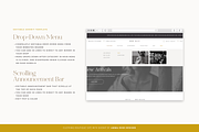 Fashion Showit Website Template, a Websites & App Template by ammarosedesignsllc (Thumbnail 4 of 8)
