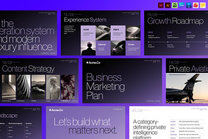 Business Marketing Plan Presentation, a Presentation Template by BrandPacks
