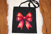 Chic Neon Red Christmas Clipart, a Graphic by designcity5 (Thumbnail 5 of 5)