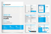 Company profile bi-fold brochure, a Brochure Template by SouravDesign (Thumbnail 2 of 2)