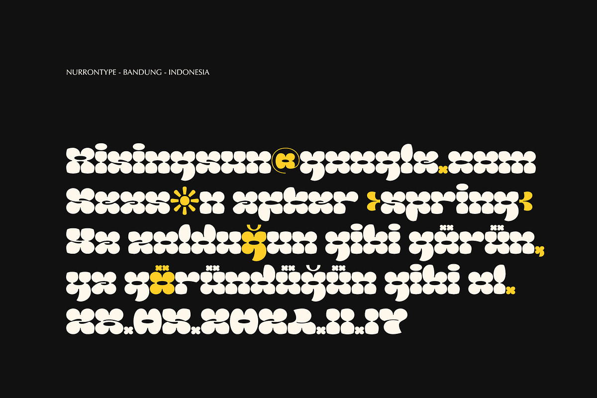 Oneday, a Sans Serif Font by nurrontype (Photo 8 of 16)