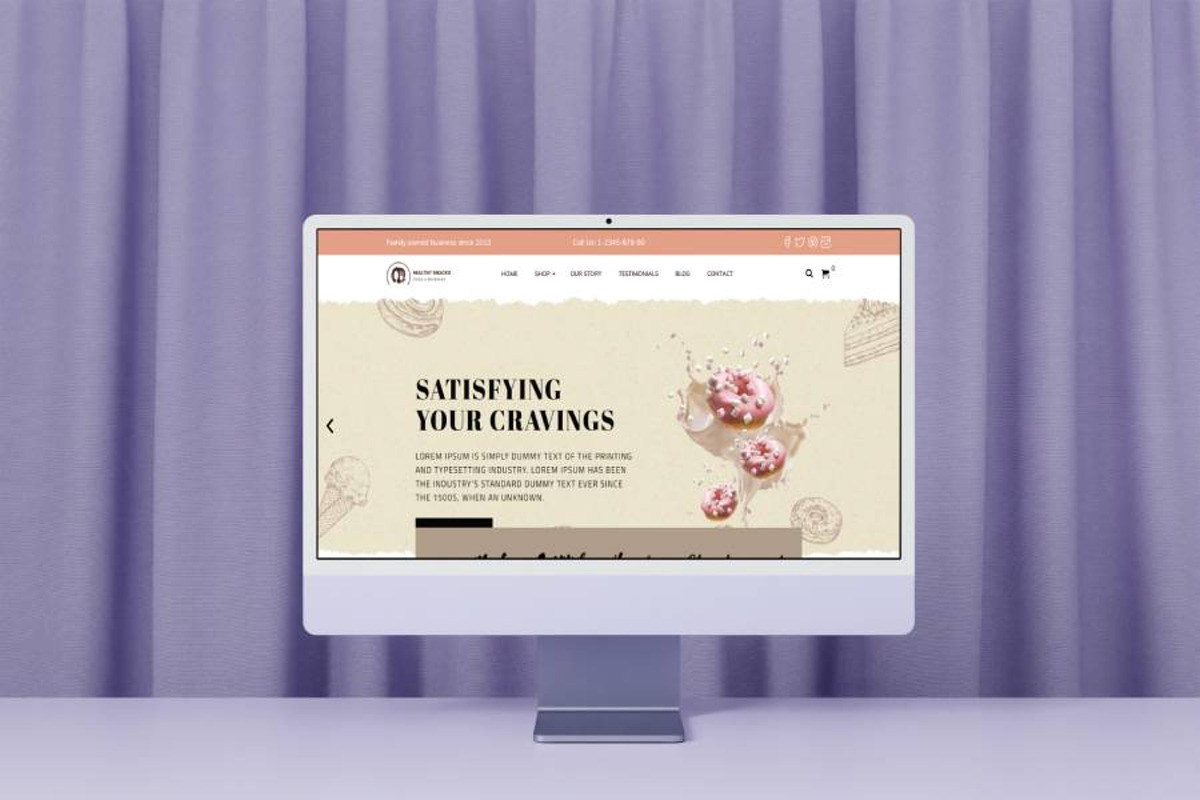 Food & Restaurant WordPress Theme - Healthy Snacks preview 5