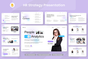HR Strategy Presentation, a Presentation Template by Annora Studio