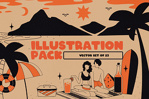 Vacation Illustrations Pack