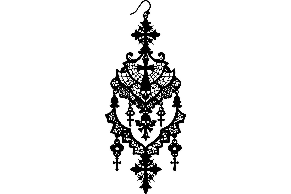 Ornamental Earring SVG Bundle, an Object Graphic by Designer_Momina (Photo 20 of 20)