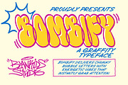 Bombify – Graffiti Bubble Typeface, a Slab Serif Font by Blankids Studio (Thumbnail 1 of 10)