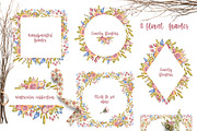 Cute owls. Watercolor collection, an Animal Illustration by UlitkaStudio (Thumbnail 5 of 17)