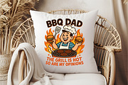 BBQ Dad Funny Fathers Day Sublimatio, an Illustration by DreamCafeArt (Thumbnail 6 of 7)
