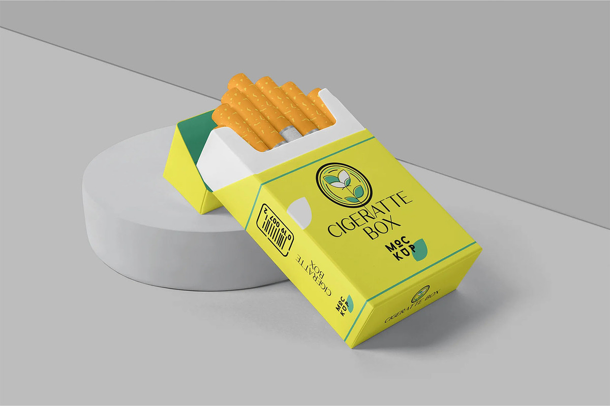 Cigarette Pack Mockups, a Product Mockup by megostudi0 (Photo 4 of 7)