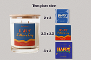 Father's Day Candle Label Template, a Branding & Logo Template by KnowyourLabel (Thumbnail 5 of 5)