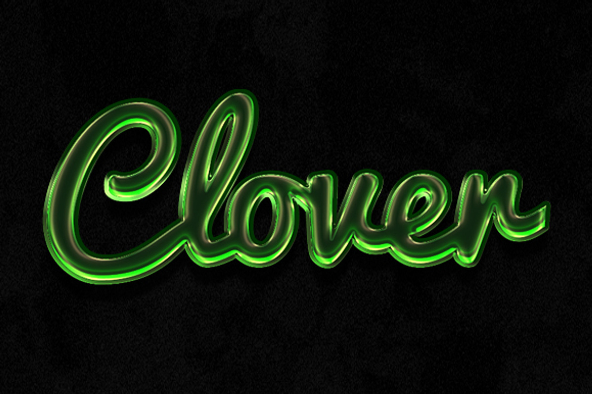 Glossy Photoshop Text Effects, a Layer Style Add-On by Creativenauts (Photo 3 of 5)