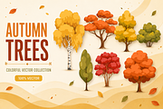 Autumn Trees Illustrations, a Seasonal Illustration by alexdndz (Thumbnail 1 of 3)