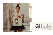 BALLERINA Holding Poster Mockup, a Household Mockup by MOAROShop (Thumbnail 2 of 6)