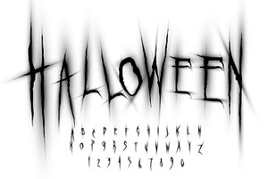 Halloween Letters And Numbers