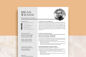 Professional Resume Template Pack, a Resume Template by VictoriousVita
