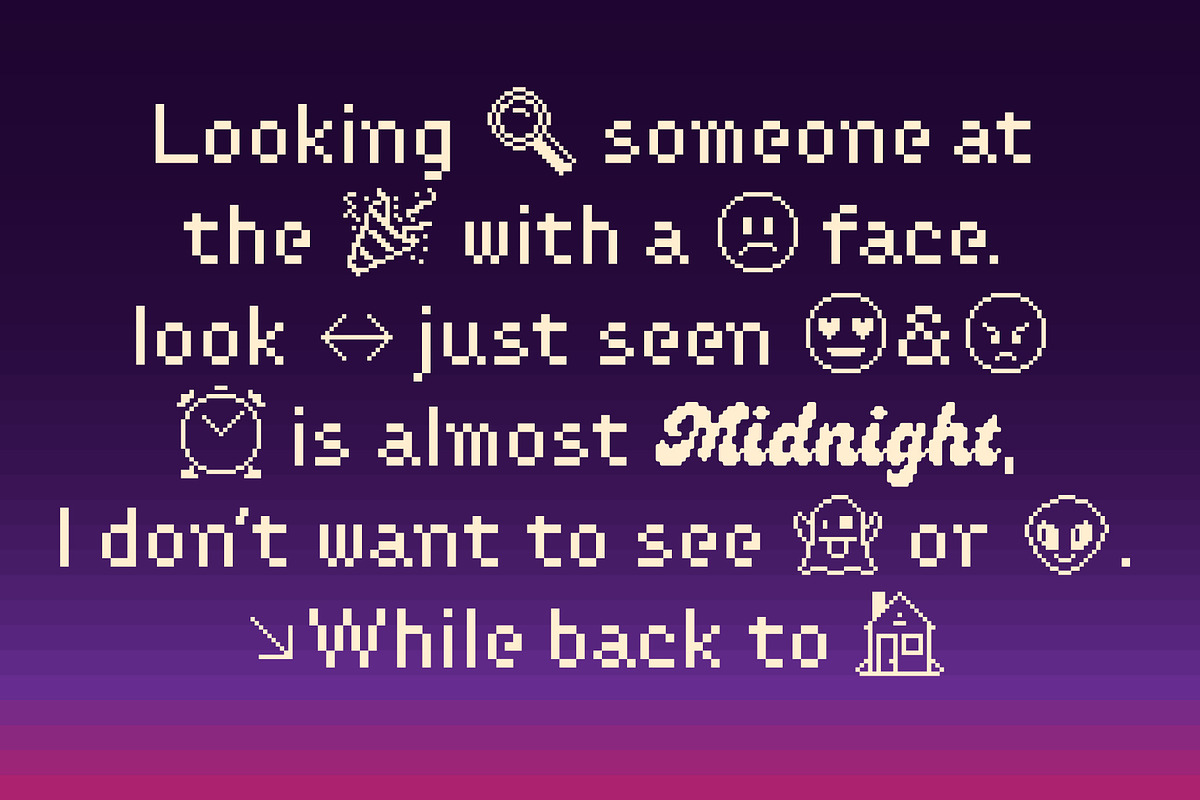 Genty - Pixel Edition, a Script Font by Flavortype (Photo 4 of 18)