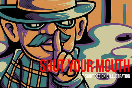 Shut Your Mouth Illustration
