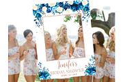 Navy Photo Prop Frame, Rose Gold, an Invitation Template by DreamsClipArt (Thumbnail 2 of 2)