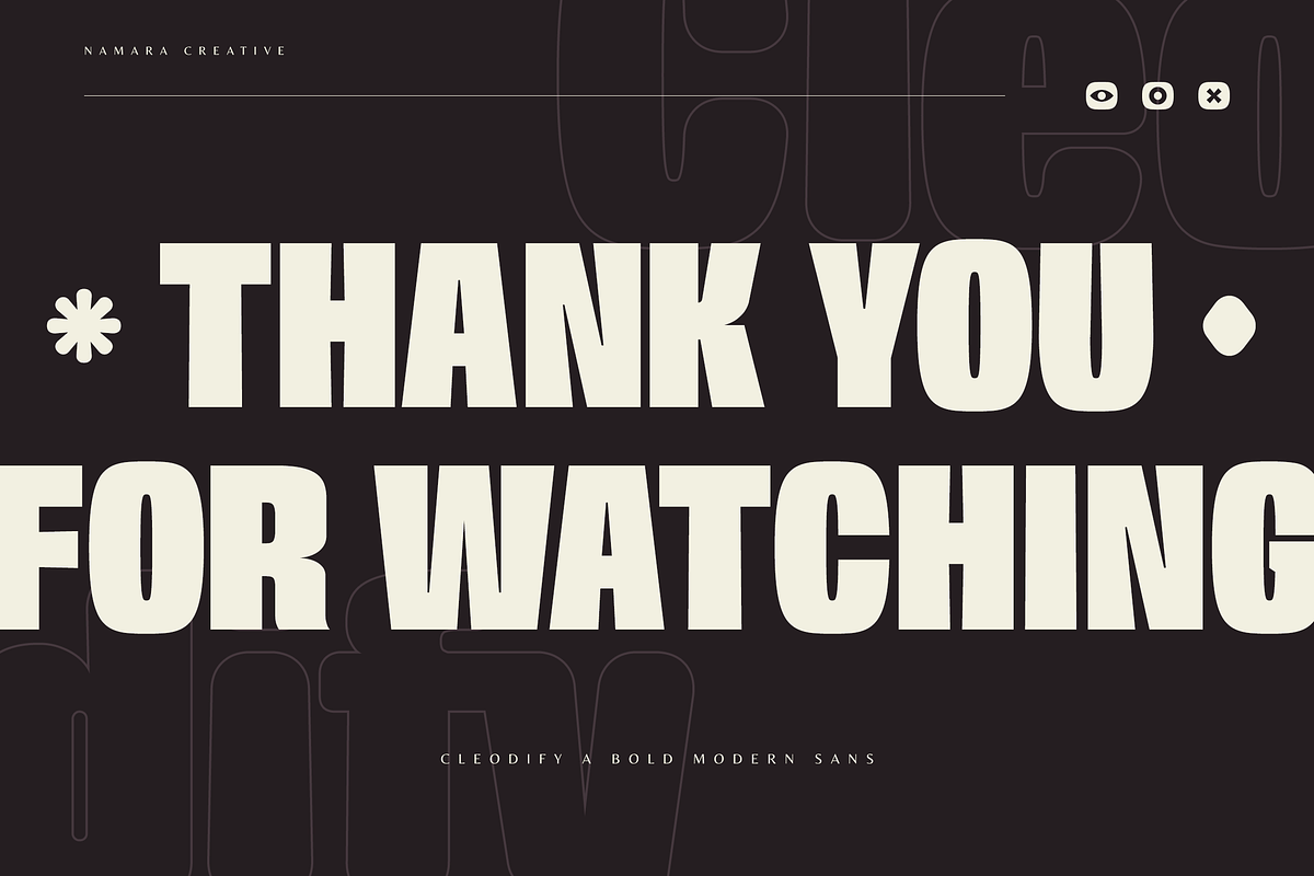 Cleodify - Bold Modern Sans, a Sans Serif Font by Namara Creative Studio (Photo 11 of 13)