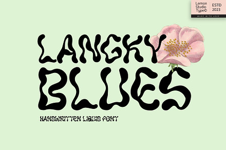 Langky Blues - Liquid Handwritten