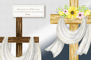 Church and crosses religious clipart, an Illustration by svetlanaARTdreams (Thumbnail 12 of 13)