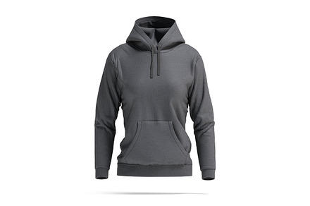 Black Sport Women's Hoodie 3D Model, an Object 3D Model by rebrandy
