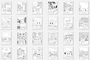237 Cute Dog Coloring Pages Vector, an Animal Illustration by Blue Digital Studio (Thumbnail 7 of 9)