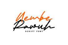 Nembe Rawuh - Script Font