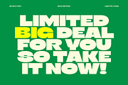 Myako - Bold Inktrap Font, a Sans Serif Font by limitype (Thumbnail 4 of 12)